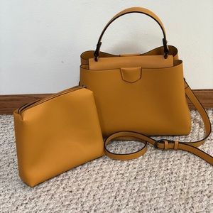 Mustard URBAN EXPRESSIONS Bernadette Satchel